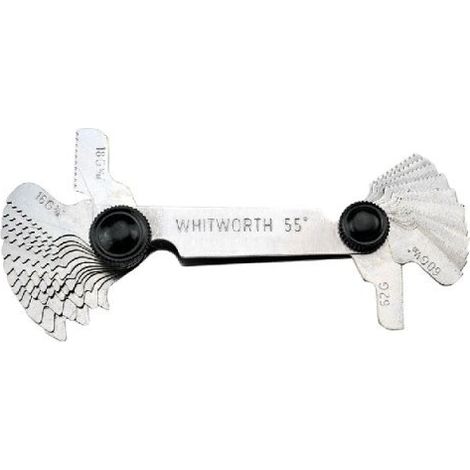 Jauges de filetage – Longueur 7 cm – Contrôle du pas, du profil et du diamètre – Vérification de conformité – MOB
