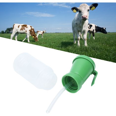 Coupe de trempage pour trayons vert anti-reflux, prévention infection pour vache mouton chèvre (1/5)