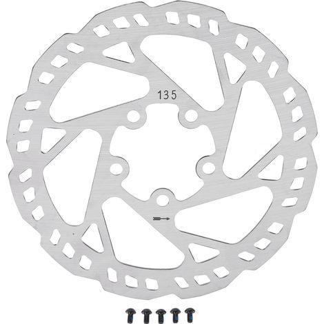 Disque de frein 135 mm en acier inoxydable 5 trous avec 5 vis pour scooter électrique Xiaomi Pro Pro2. (1/5)