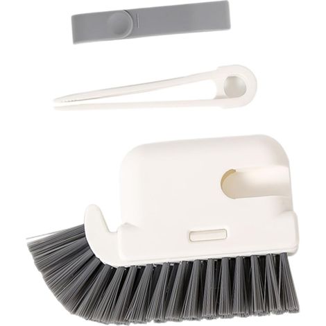 BEBUSINGOTO Brosse de Nettoyage des rainures intérieur Nettoyeur Petite Brosse à rainures brosses de Nettoyage brosses à rainures de fenêtre Brosse pour Rail de Porte Brosse à Joint Poils (1/5)