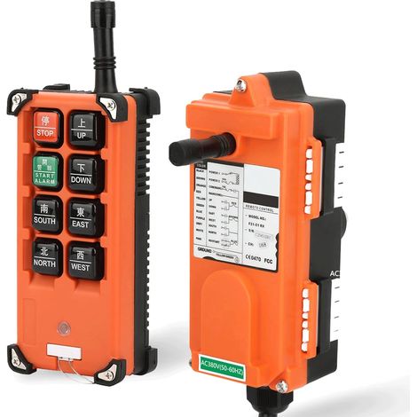 F21-E1B Émetteur et Récepteur Palan Électrique à Télécommande 380 V Palan à Commande Radio Industrielle Télécommande Sans Fil avec Accessoires Autres accessoires électriques (1/5)