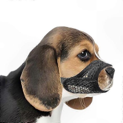 Weicher Netzmaulkorb für kleine und mittelgroße Hunde mit kurzer Schnauze, bissfestes Design, Sicherheit und Komfort bei Spaziergängen und Training. (1/5)