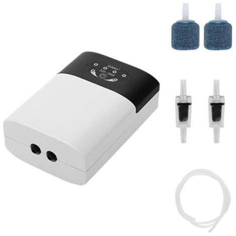 Fish Tank Aerator USB Rechargeable Dual-use Oxygen Pump Accessories SB-268+ (1/5)