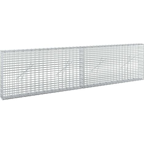 vidaXL Gabion with 3.5 mm Wire and 5x2.5 cm Mesh 200x10x50 cm (1/5)