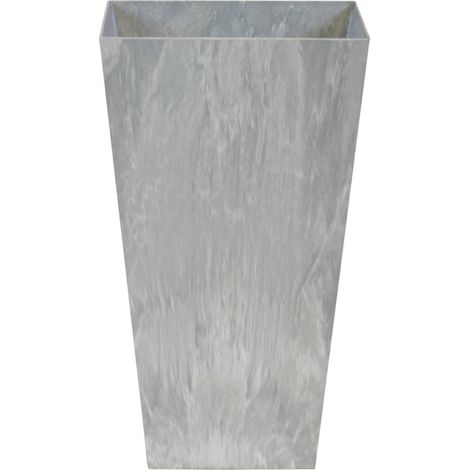 Ella Vase - Artstone - L26 x W26 x H49 cm - Grey