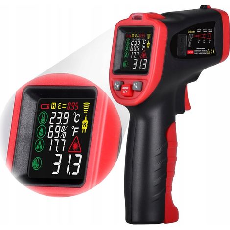 LASER-PYROMETER THERMOELEMENT-HYGROMETER -50 +650°C