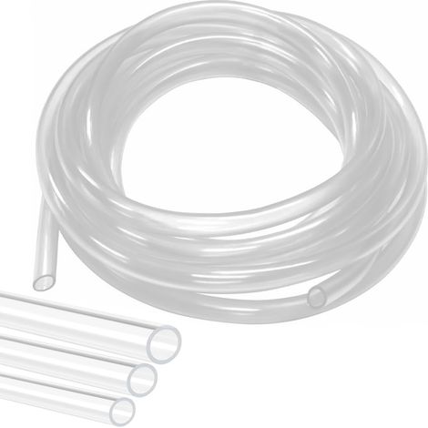 Tuyau flexible en silicone - Diamètre intérieur : 8 mm - Diamètre intérieur : 10 mm - Pour nourriture, maison, aquariophile, laboratoire, industrie (1/5)