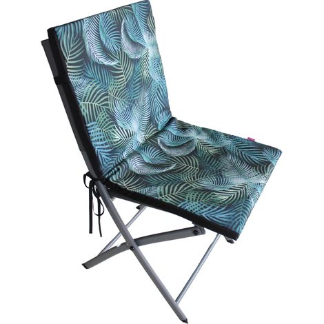 Coussin imperméable pour chaise TIP avec dossier 80x40 cm Majorque (1/5)