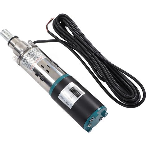 DC12V 180W Solarwasserpumpe, Kupfermotor, hohe Fördermenge, hoher Druck, 25 m Saughöhe, Bewässerung, Schraubenpumpe, bürstenlos. (1/5)