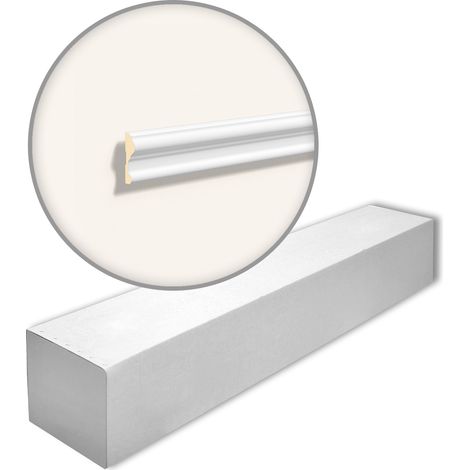 NMC NA-box DOMOSTYL Noel Marquet 1 carton 28 pièces Encadrement de porte Profil de façade design intemporel classique blanc  56 m (1/4)