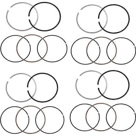 Anillos de pistón para motor de motocicleta de 67 mm estándar para Suzuki GSX-R600 GSXR600 2004-2005 12140-29G00 (4 juegos) (1/5)