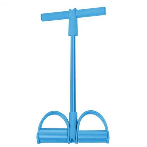 Extracteur Pied Pédale - 4 Tubes Élastiques TPE - Pour Entraînement Abdominal Jambes Bras Épaules - 52 x 28 cm - 1 Pièce