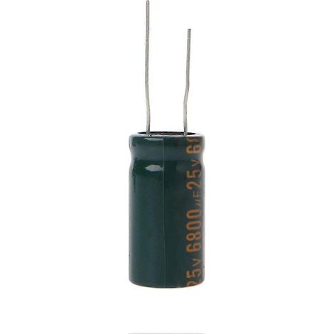 Condensateur électrolytique radial 25 V 6800 µF, haute fréquence, faible ESR (1/5)