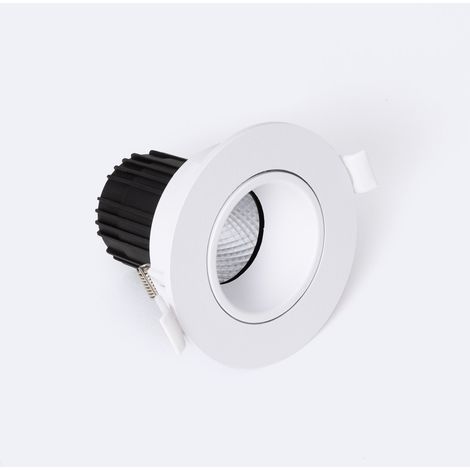 Downlight Circular Basculante LED 7W Corte Ø 75 mm 2700K Blanco Blanco Cálido (1/2)
