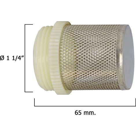Edelstahlfilter für Rückschlagventil 1 1/4"