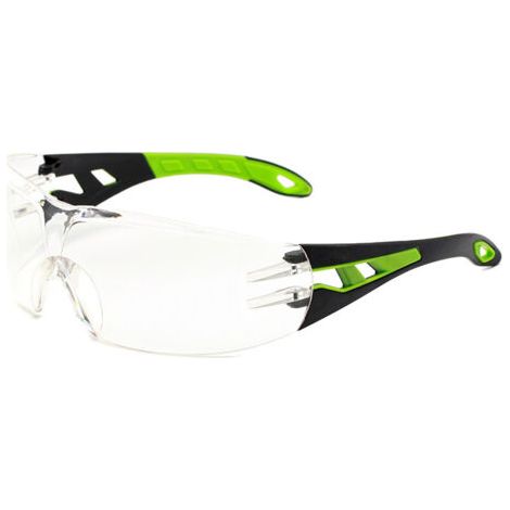 Lunettes 1 pièce noir vert, lunettes de protection, coupe-vent et anti-sable, lunettes, protègent les yeux des dommages (1/4)