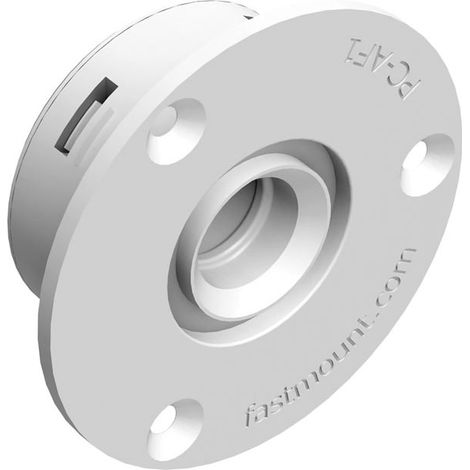 Clip femelle pc-af1 - Matériau : Plastique - Fixation : A visser - Diamètre perçage : 35 mm - Décor : Blanc - FASTMOUNT