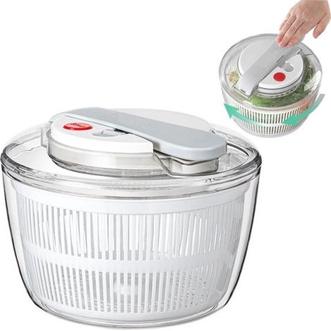 Centrifugadora de ensalada avanzada - Para verduras frescas - 1 unidad - Libre de BPA (1/5)