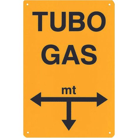 Panneau de localisation des conduites de gaz