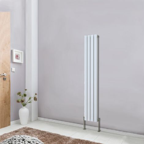 NRG Designer Radiator Flat Panel White Central Heating Rads Vertical 1600x272mm Double