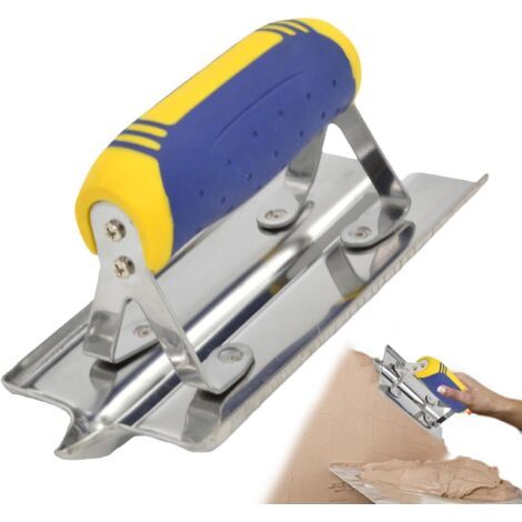 Coupe-bordure Manuel Pour Béton – Outil De Finition En Acier Inoxydable, Tondeuse De Précision À Extrémité Incurvée, Base Lisse Sans Rivets Poignée Ergonomique, Équipement De Maçonnerie Robuste Pour (1/5)