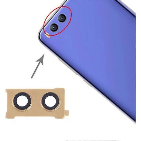 Cache-objectif doré pour Xiaomi Mi 6 - Protection durable (1/5)