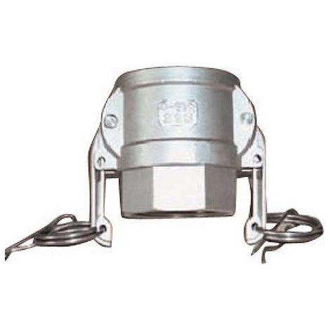 Raccord camlock femelle - filetage femelle BSP en aluminium - Type D Ø A: 1/2'' Ø B: 1/2''