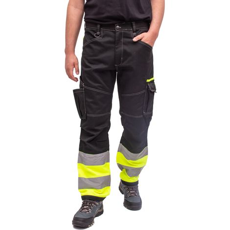 Pantalones de trabajo resistentes B, pantalones de trabajo reflectantes de advertencia BHP 46