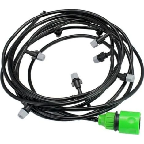 Kit Arrosage Goutte A Goutte - Micro Buse Brumisation Avec Filtre Intégré - Pour Serre Humidification Refroidissement - 10 M
