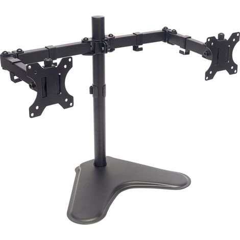 Manhattan Supporto da Scrivania per 2 Monitor 13-32'' con Base e Doppio Snodo (1/5)