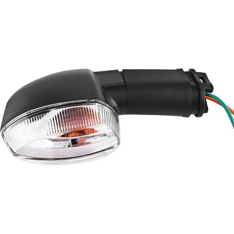 Clignotants moto avec lentille blanche pour Yamaha YZF R1 R6 FZ1 FZ6 (1/5)