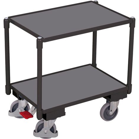 VarioFit Euro-System-Roller mit 2 Ladeflächen 10mm Rand RAL 7016 (1/2)