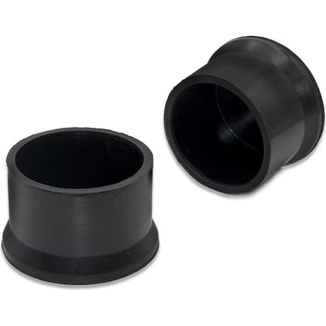 8pcs 50mm round Rubber chair leg cap chaise non coulissante leg PROTECTION CAP protecteur de sol réduction du bruit meubles leg noir (1/5)