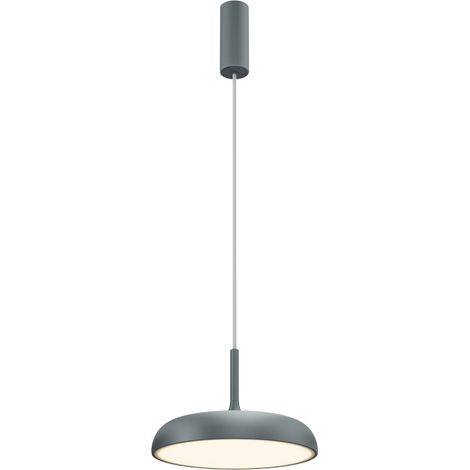 Maytoni Gerhard Lampadario moderno a sospensione a cupola da 30 cm, grigio 3000K 1000lm (1/5)