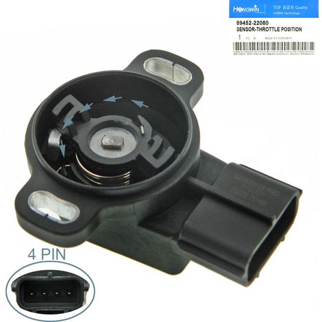 Sensore di posizione dell'acceleratore per veicoli Toyota, modello 89452-22080 (894522208001455). (1/4)