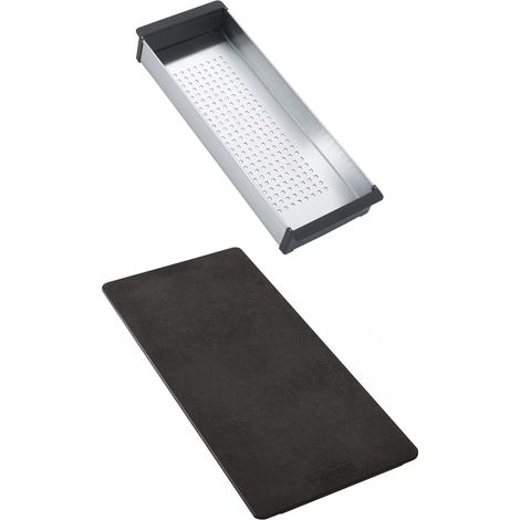 Set accessoires cuves Mythos Inox : panier égouttoir + planche - Franke (1/3)