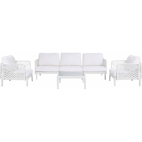 Sofa Set 4 Pp Poliester 222X74X70 Hoja (1/2)