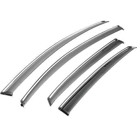 Pare-soleil latéraux 4 pièces, déflecteurs de pluie et vent pour Nissan Sylphy 2012-2015, fumés (1/5)