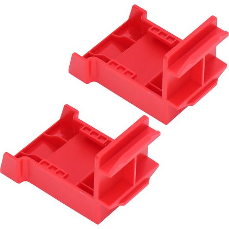 Rote Batteriehalterung für 18V/20V Lithium-Batterien, Batteriehalterung, 2er-Pack Haken und Halterungen (1/5)