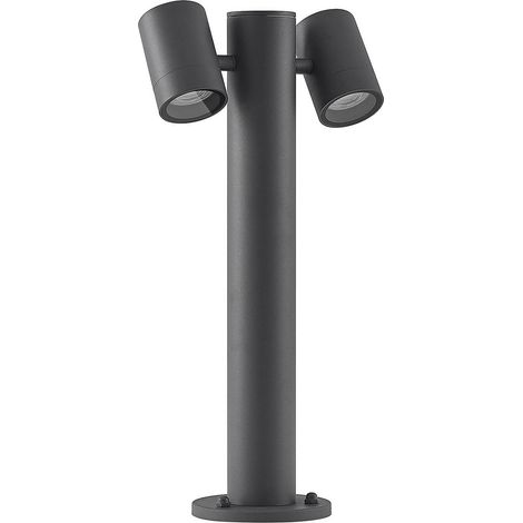 Lucande Lámpara para exterior 'Maloney' en Negro de Aluminio