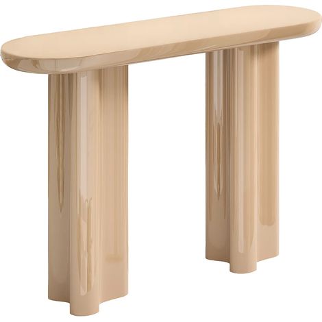 Console en MDF - Beige laqué - LESONA