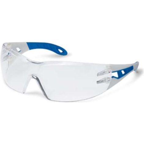 Uvex Pheos S Supravision Excellence Schutzbrille: Transparent/Grau-Blau (1/2)