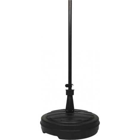 Kit complet socle plastique noir + mât de 3m50 pour drapeau Interflag® (1/4)