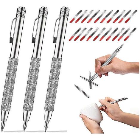Stylo à pointe fine avec 20 pointes de marqueur remplaçables (1/5)