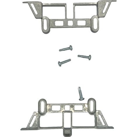 Set montaje empotrar placa cora para cajas estándar City/Skyline S6/S8