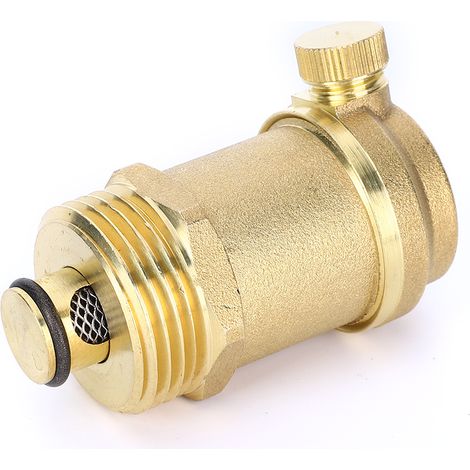 Vanne de purge automatique pour climatisation, vanne à pointeau, filetage en laiton, vanne de sortie 5/4 pouce (1/5)