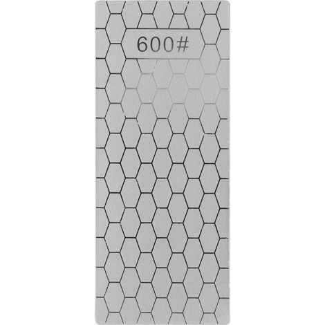 Pierre à aiguiser en diamant, plaque de couteau rectangulaire, pierre à aiguiser, outil de broyeur pour la cuisine, grain 600