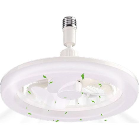 Ventilateur de Plafond LED avec Lumière, Télécommande pour Chambre à Coucher (1/5)