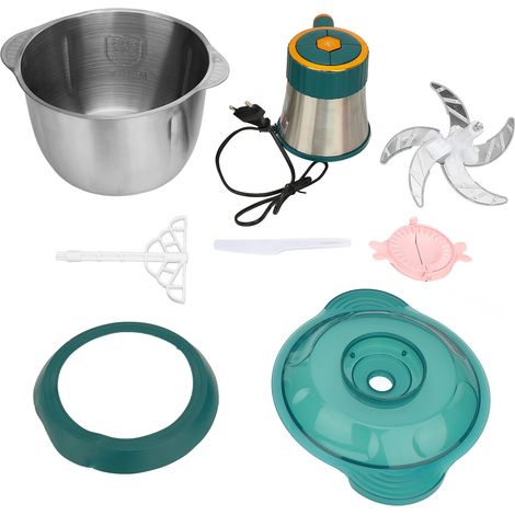 Hachoir à viande en acier inoxydable 5 L, 500 W, grande capacité, 5 lames, robot ménager électrique multifonctionnel, hachoir à légumes (1/5)