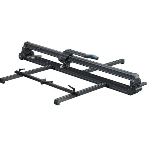 120cm Coupe-Carreaux Grand Format Manuel, Base Aluminium 9cm, Guidage Laser Roulette et Pince de Cassage Magnétique Intégrées, Coupe 15 mm Max, Base Étroite à Roulettes pour Petits Espaces (1/5)